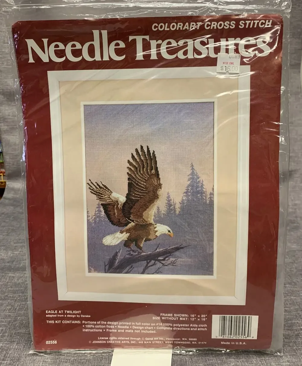 Counted Cross Stitch - Needle Treasures Eagle at Twilight #02556 12